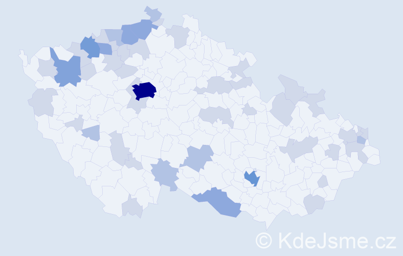 Jméno: 'Marcus', počet výskytů 88 v celé ČR