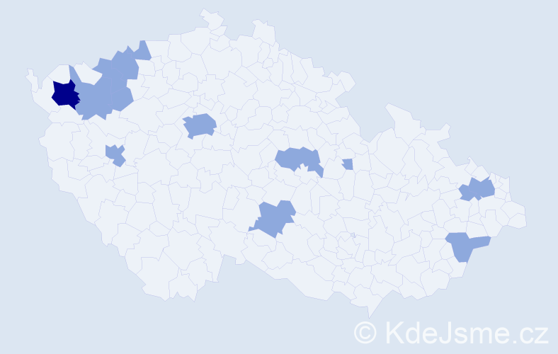 Jméno: 'Annaliese', počet výskytů 18 v celé ČR