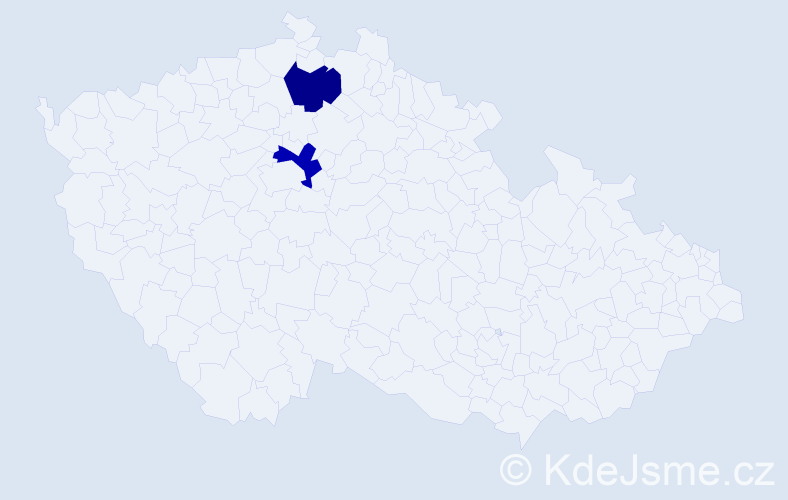 Jméno: 'Xuan Dao', počet výskytů 2 v celé ČR
