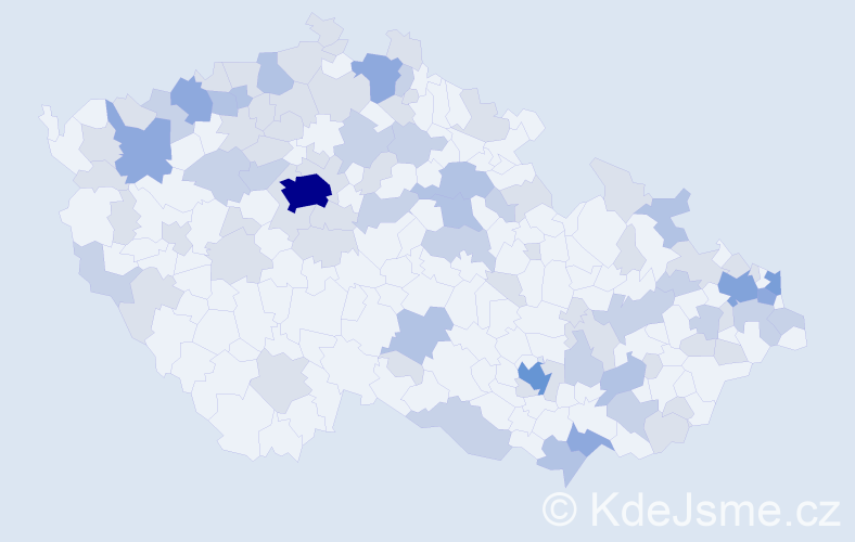 Jméno: 'Libuša', počet výskytů 177 v celé ČR