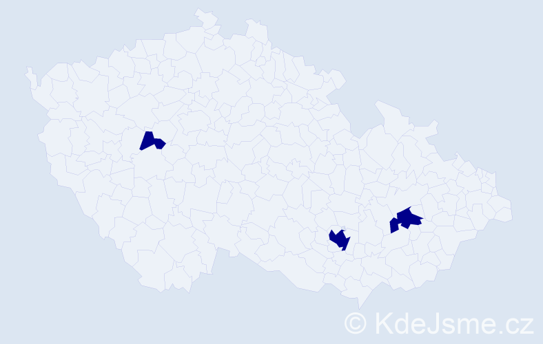 Jméno: 'Adrian David', počet výskytů 3 v celé ČR