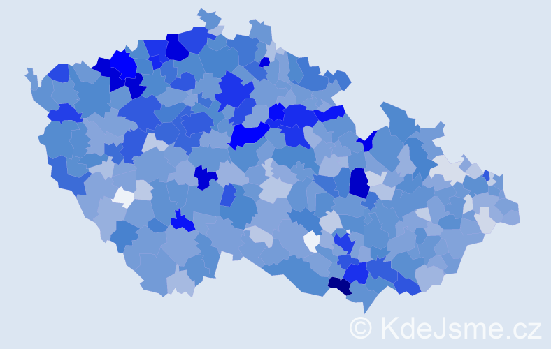 Jméno: 'Zlata', počet výskytů 2589 v celé ČR