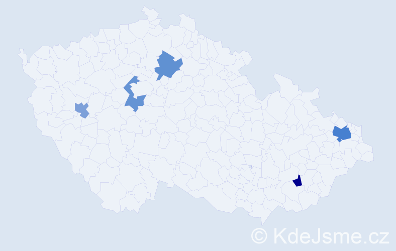 Jméno: 'Van Muoi', počet výskytů 7 v celé ČR