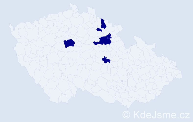 Jméno: 'Štěpán Petr', počet výskytů 6 v celé ČR