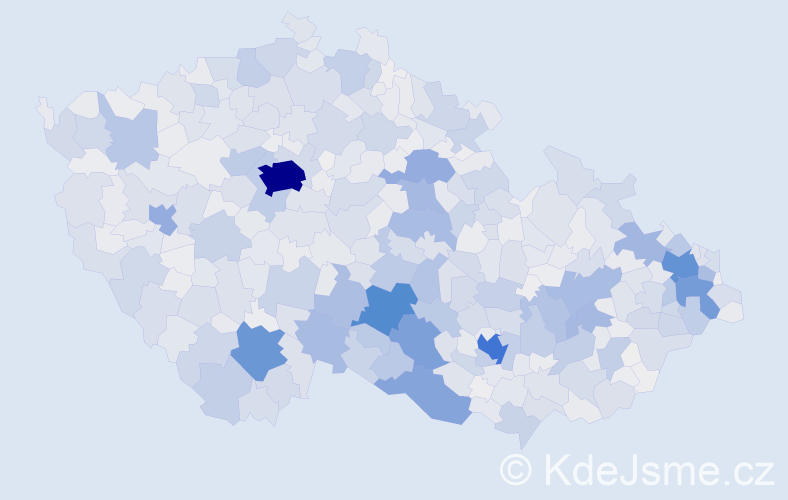 Jméno: 'Bohumír', počet výskytů 4203 v celé ČR