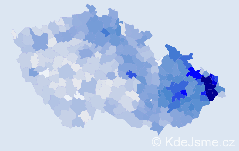 Jméno: 'Břetislav', počet výskytů 5328 v celé ČR