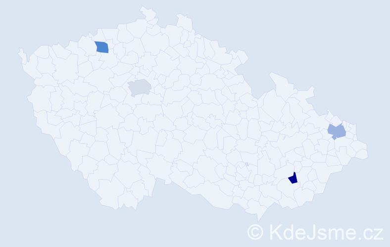 Jméno: 'Quynh Vy', počet výskytů 4 v celé ČR