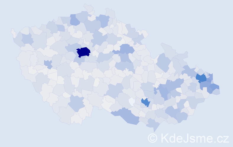 Jméno: 'Darina', počet výskytů 4894 v celé ČR
