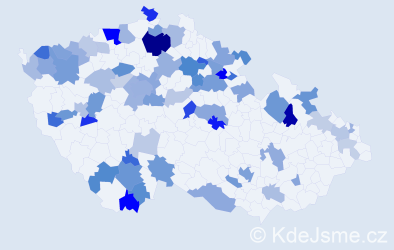Jméno: 'Anatolij', počet výskytů 137 v celé ČR