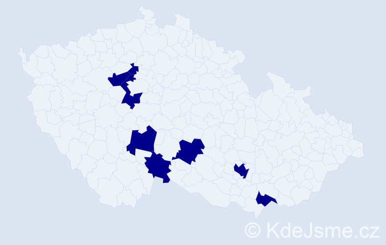 Jméno: 'Enzo', počet výskytů 8 v celé ČR