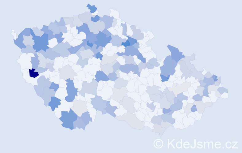 Jméno: 'Ludovít', počet výskytů 257 v celé ČR