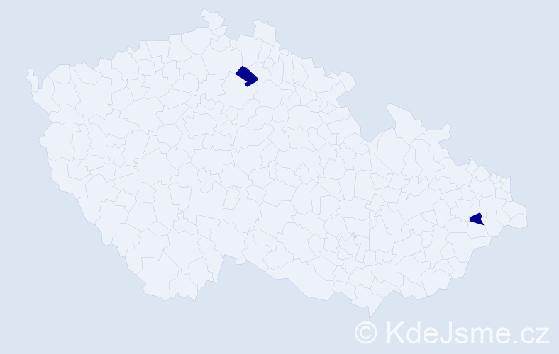 Jméno: 'Tim Leon', počet výskytů 2 v celé ČR