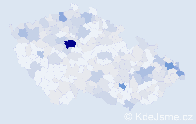 Jméno: 'Adela', počet výskytů 434 v celé ČR