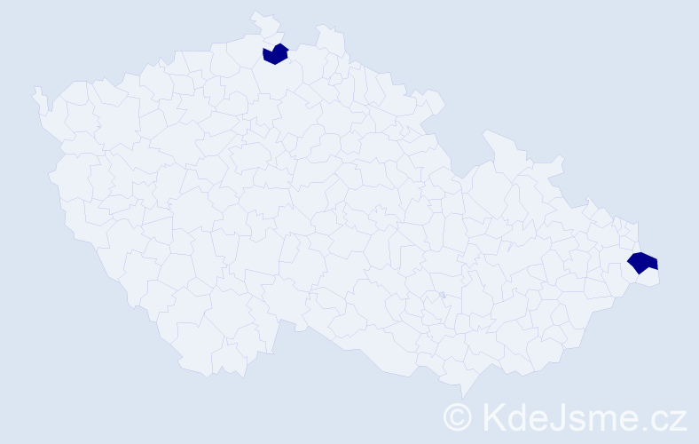 Jméno: 'Drahomir', počet výskytů 2 v celé ČR