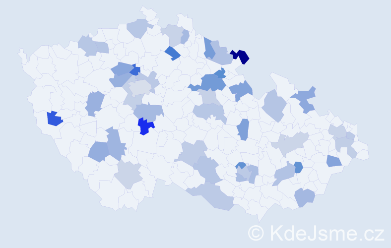 Jméno: 'Natálie Anna', počet výskytů 56 v celé ČR