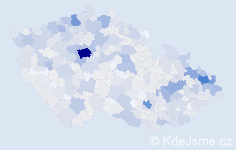 Jméno: 'Klaudie', počet výskytů 1515 v celé ČR