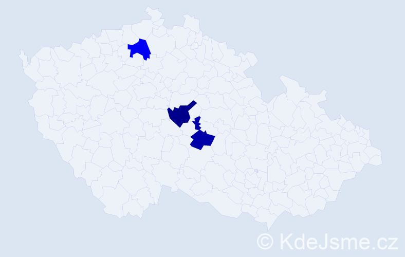 Jméno: 'Enkhbolor', počet výskytů 3 v celé ČR