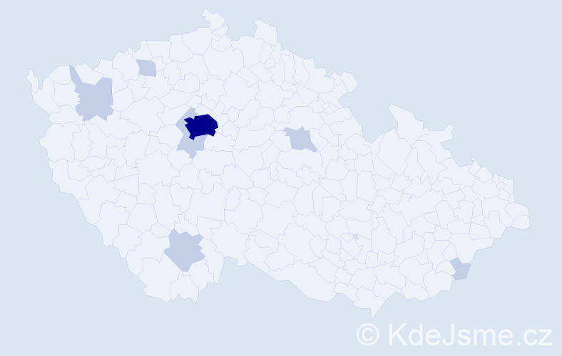 Jméno: 'Grigoriy', počet výskytů 17 v celé ČR