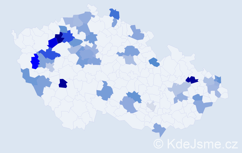 Jméno: 'Arleta', počet výskytů 59 v celé ČR