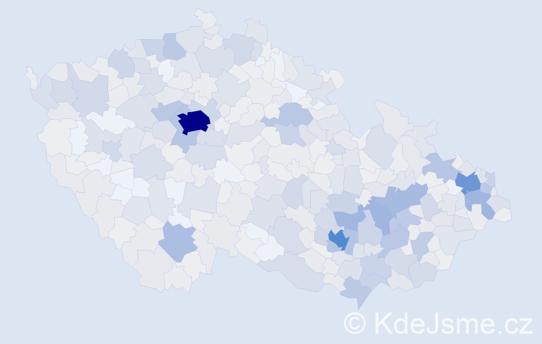 Jméno: 'Zita', počet výskytů 1594 v celé ČR