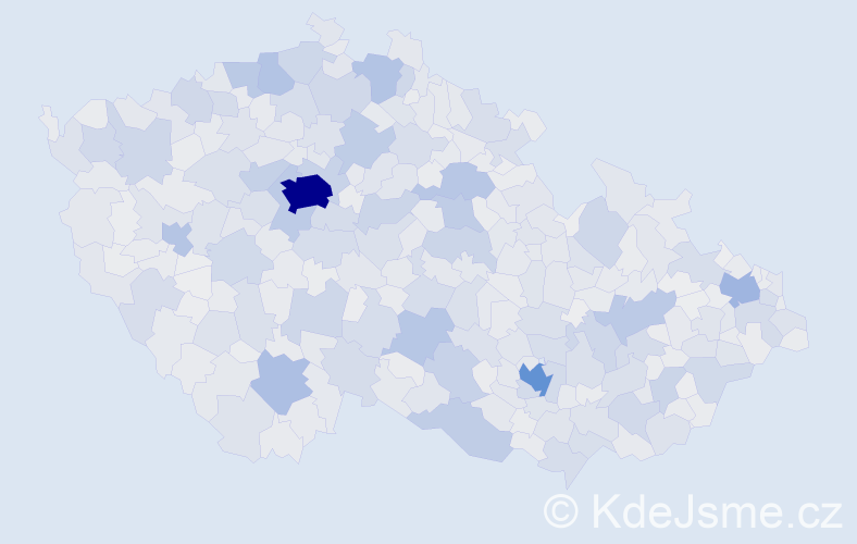 Jméno: 'Dana', počet výskytů 50781 v celé ČR