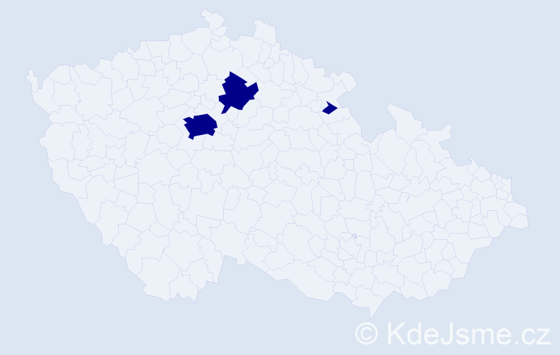 Jméno: 'Marcin Krzysztof', počet výskytů 3 v celé ČR