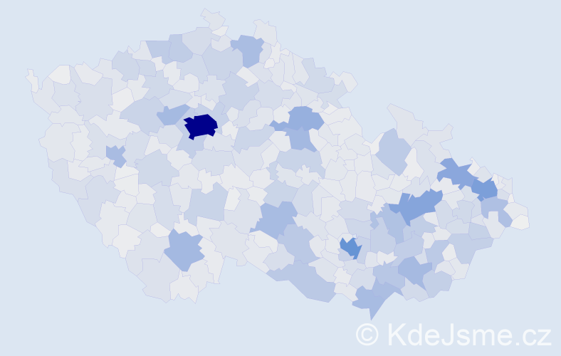 Jméno: 'Zbyněk', počet výskytů 13076 v celé ČR