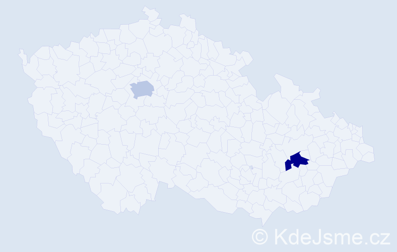 Jméno: 'Trong Tam', počet výskytů 2 v celé ČR