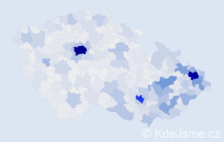 Jméno: 'Silvie', počet výskytů 7828 v celé ČR
