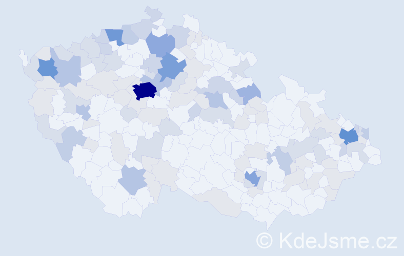 Jméno: 'Sergej', počet výskytů 288 v celé ČR