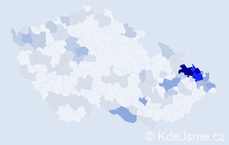 Jméno: 'Elfrída', počet výskytů 178 v celé ČR