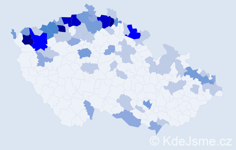 Jméno: 'Wolfgang', počet výskytů 171 v celé ČR