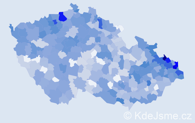 Jméno: 'Klaudie', počet výskytů 1515 v celé ČR