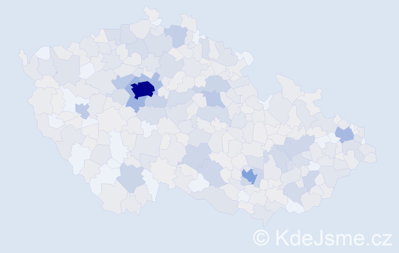 Jméno: 'Ela', počet výskytů 989 v celé ČR