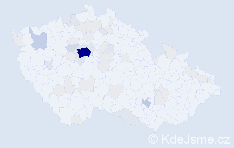 Jméno: 'Alisa', počet výskytů 124 v celé ČR