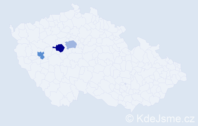 Jméno: 'Luis Carlos', počet výskytů 4 v celé ČR