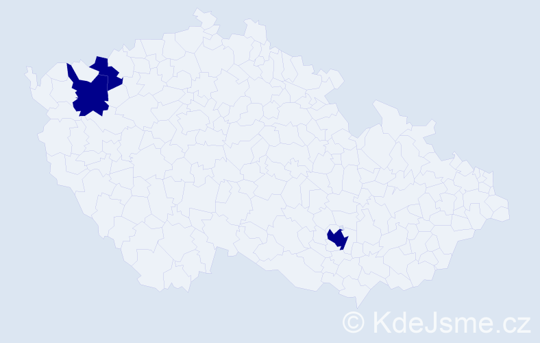 Jméno: 'Nicholas Michael', počet výskytů 3 v celé ČR