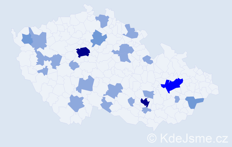 Jméno: 'Anette', počet výskytů 40 v celé ČR