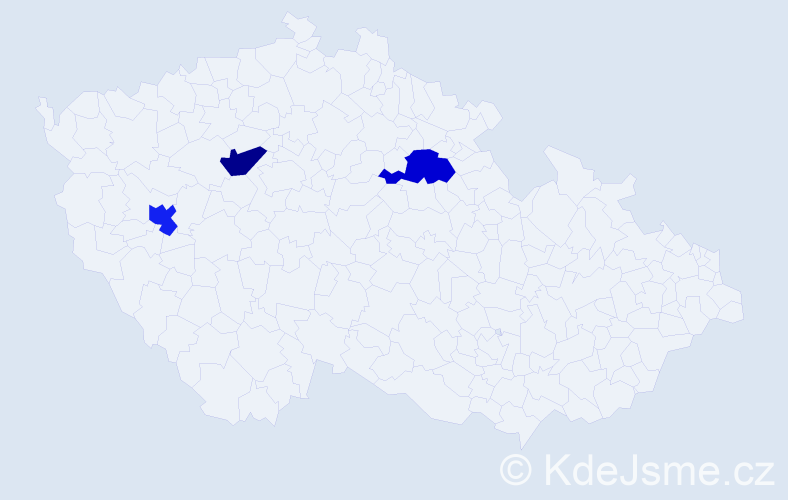 Jméno: 'Trong Quynh', počet výskytů 3 v celé ČR