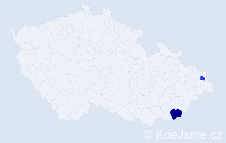 Jméno: 'Alex Michal', počet výskytů 2 v celé ČR