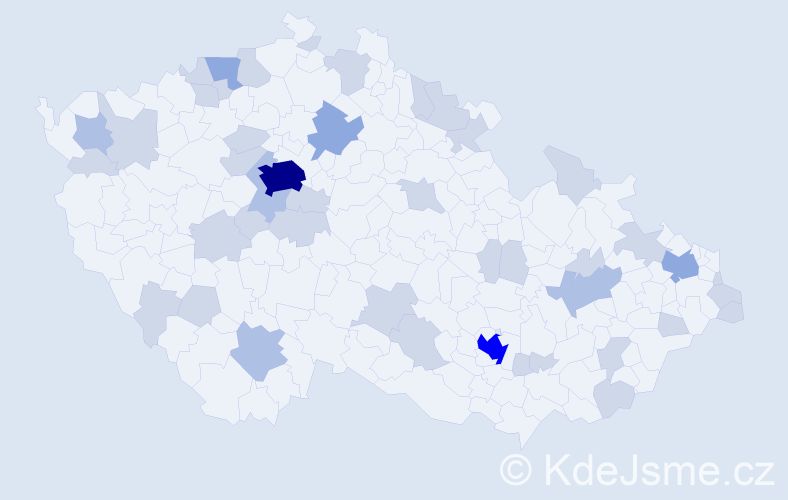 Jméno: 'Arthur', počet výskytů 79 v celé ČR
