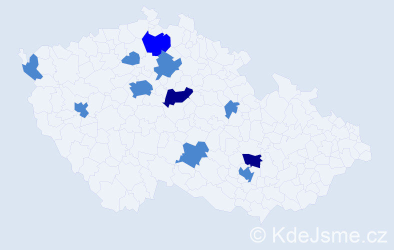 Jméno: 'Soyolmaa', počet výskytů 16 v celé ČR