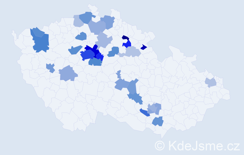 Jméno: 'Arsen', počet výskytů 75 v celé ČR