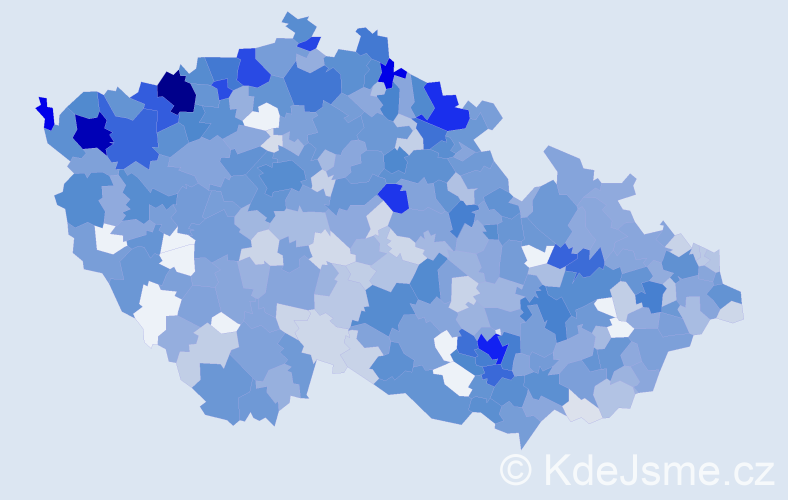 Jméno: 'Anita', počet výskytů 1863 v celé ČR