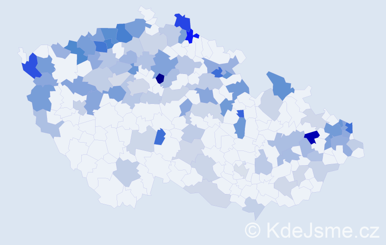 Jméno: 'Bartolomej', počet výskytů 190 v celé ČR