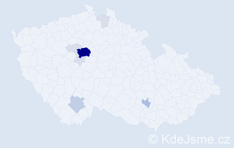 Jméno: 'Biljana', počet výskytů 29 v celé ČR