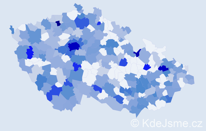 Jméno: 'Jasmína', počet výskytů 620 v celé ČR