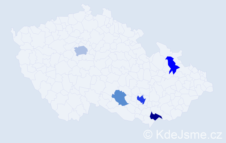 Jméno: 'Nicolás', počet výskytů 12 v celé ČR
