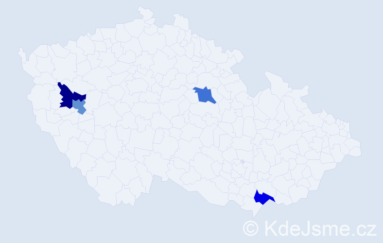Jméno: 'Lukáš Ladislav', počet výskytů 4 v celé ČR