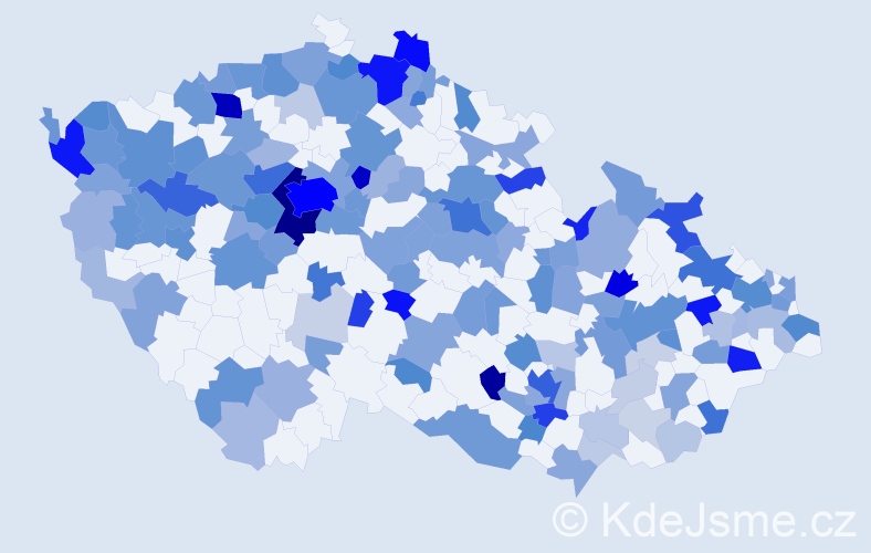 Jméno: 'Sophia', počet výskytů 407 v celé ČR